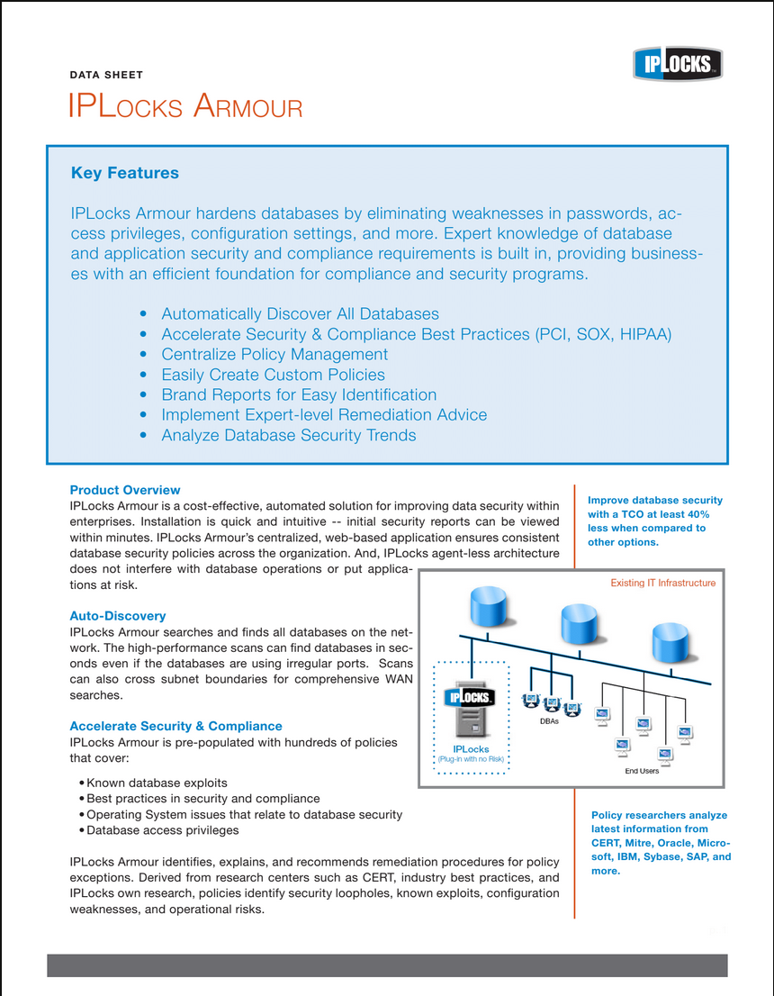 Product Datasheet cover